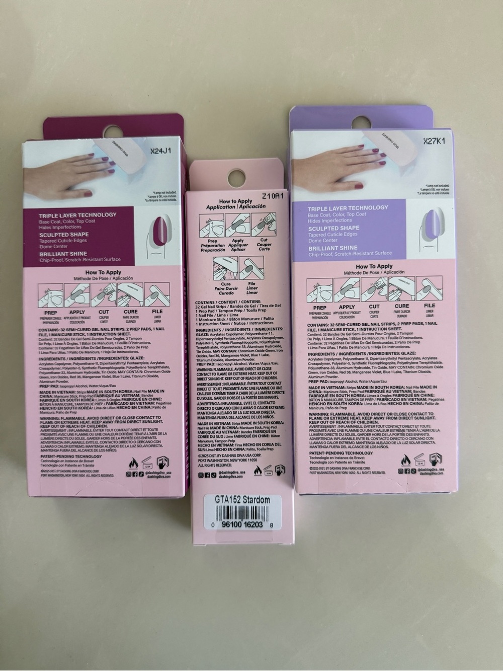 Dashing Diva Glaze LED Semi-Cured Gel Nail Strips — 3 packs NEVER OPENED! 🌟 - Picture 2 of 4